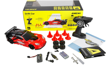 21121 Corvette C6.R Drift Car 1:18 RTR rot